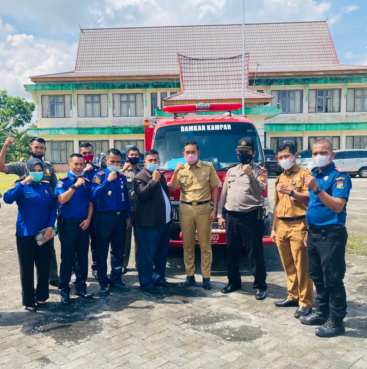 Pos Damkar Direalisasikan, Camat Ungkap Terima Kasih Disampaikan Ke Pemdakab Kampar