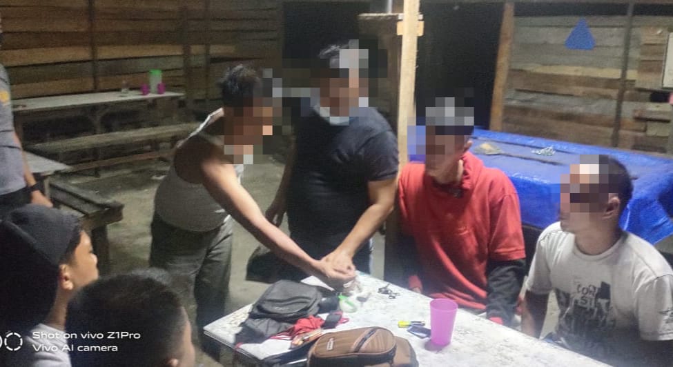 Main Judi Di Warung Tuak, 6 Orang Diringkus Polsek Kampar Kiri