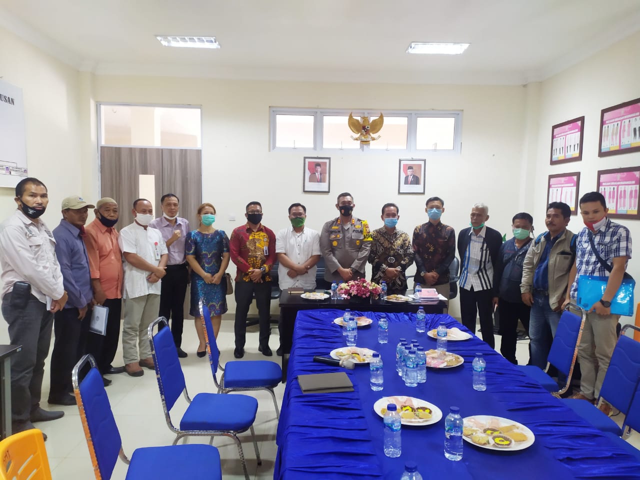 Kapolres Meranti Lakukan Mediasi Sengketa Lahan Antara Masyarakat Dengan PT RAPP
