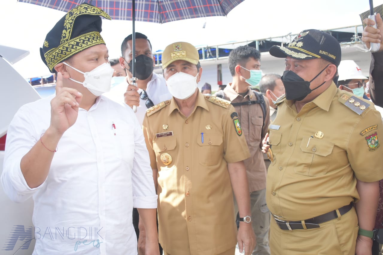 Bupati Sambut Wamen ATR/BPN Ke Kampar, Masyarakat Minta Segera Tuntas