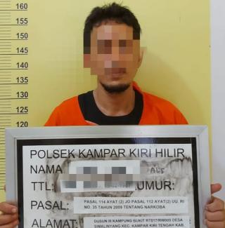 Lari Ke Atap Rumah, Polsek Kampar Kiri Hilir Tangkap DPO