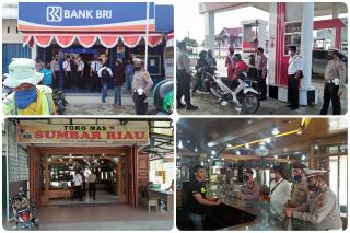 Polsek Pangkalan Kerinci Tetap Lakukan Patroli Dialogis Himbauan C3