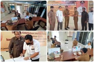KETUA KOMISI INFORMASI RIAU KUNJUNGI PPID KABUPATEN PELALAWAN